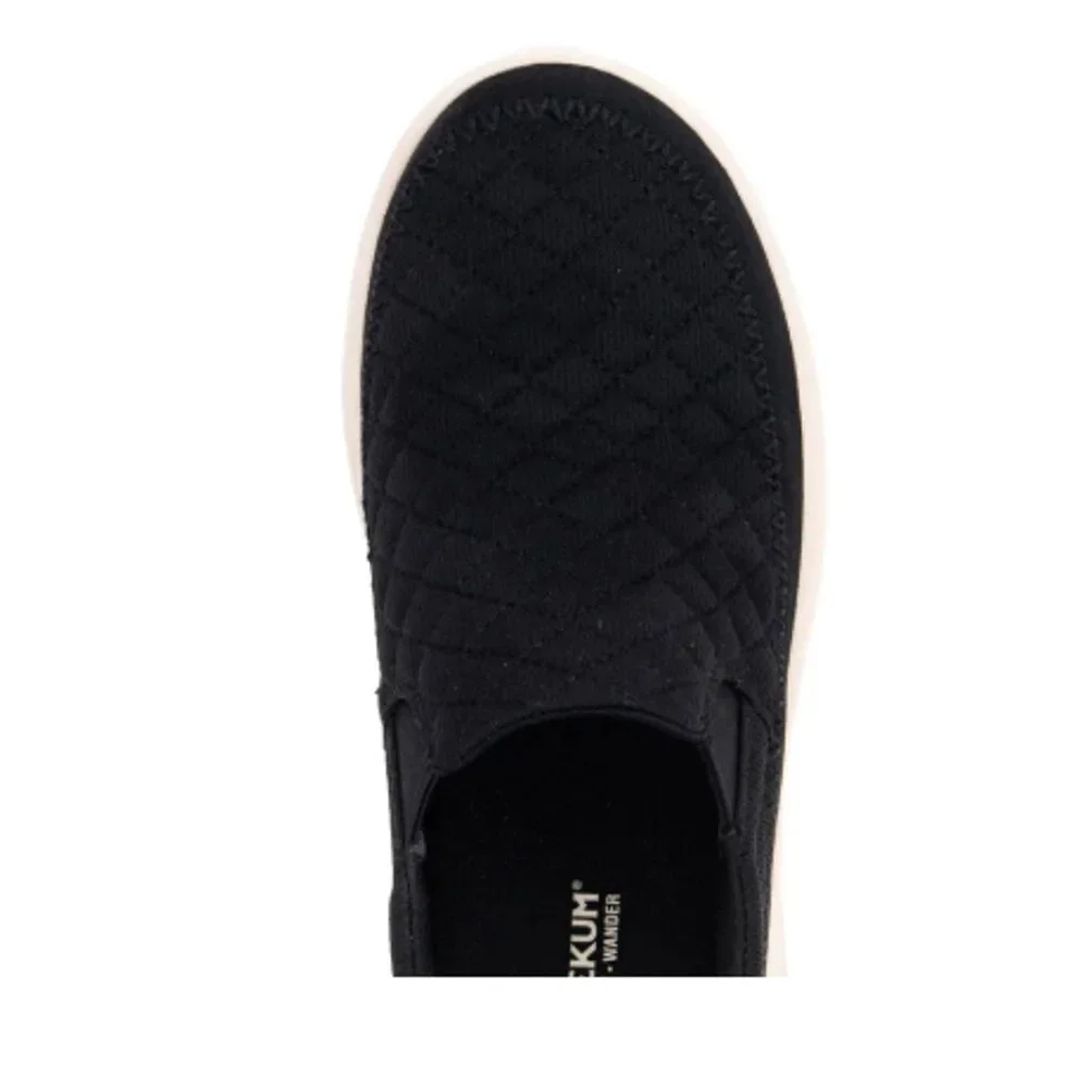 New In Box Staheekum Womens Size 9 Black Breathable Mesh Slide On Sneaker Shoes